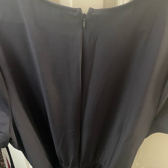 Lane Bryant new without tags Lena Navy Blue short sleeve keyhole wrap jumpsuit - Picture 5 of 5